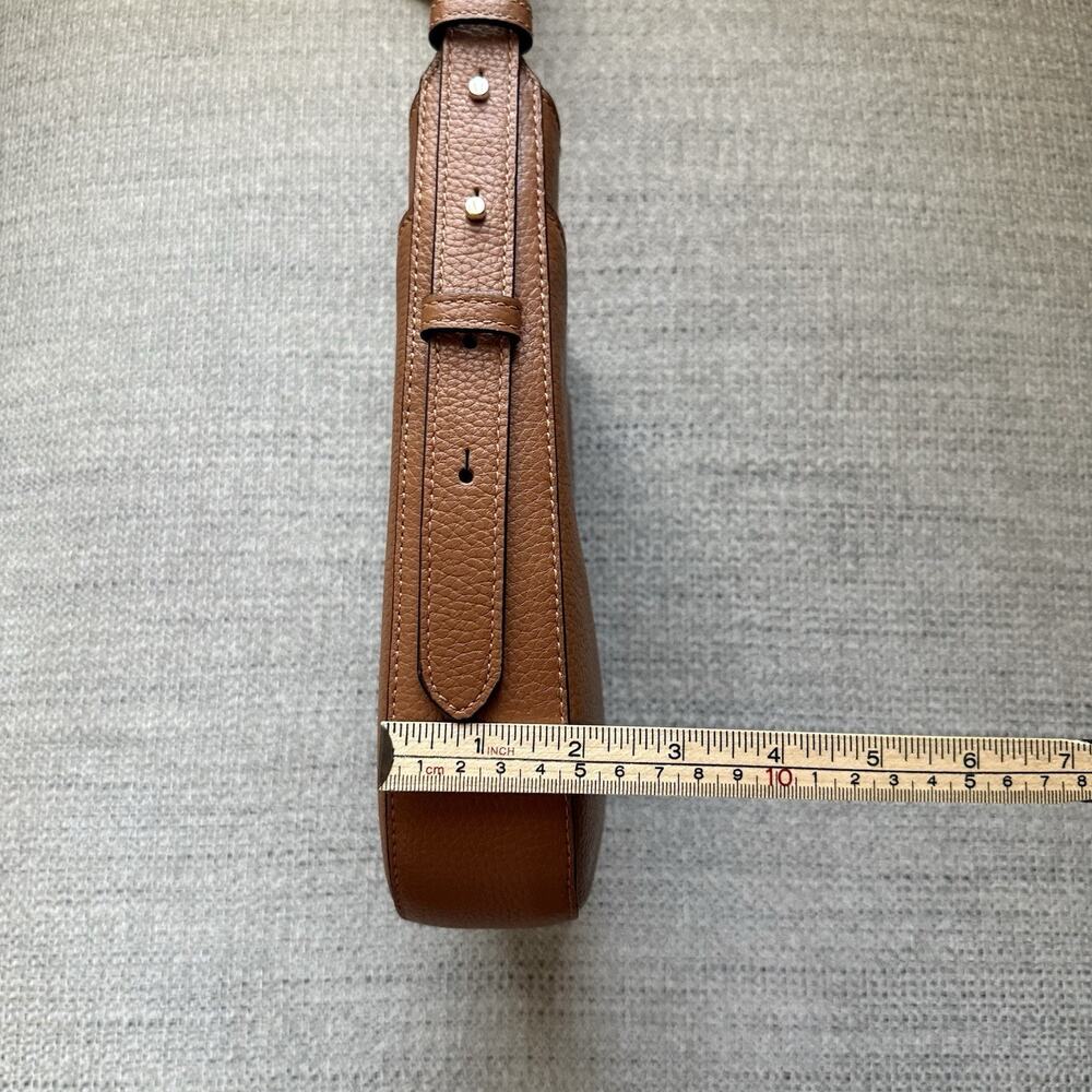 Kate Spade Leila Pebbled Leather Crossbody Purse Warm Ginger Minimalist Classic - Picture 12 of 16